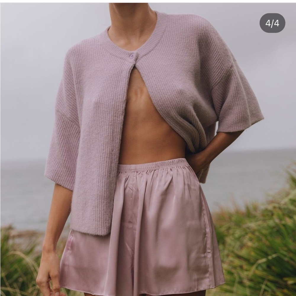 Daily drills single button sweater